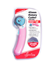 TAGLIERINA CIRCOLARE SOFT GRIP 45 MM ROSA