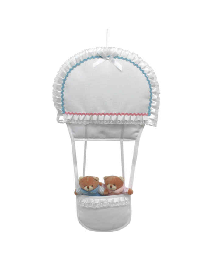 FIOCCO NASCITA BM MONGOLFIERA GEMELLI