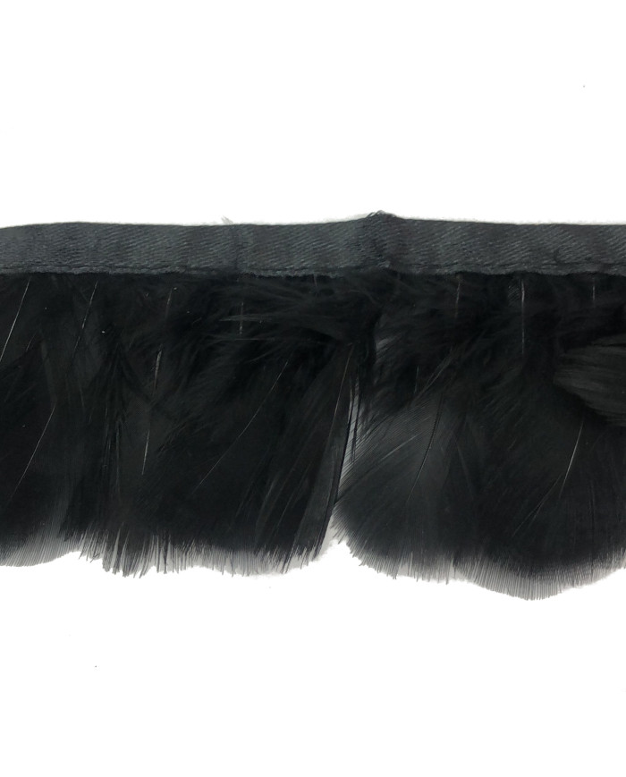 FRANGETTA PIUME GALLO CM 5 COL 10 NERO
