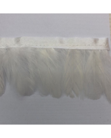 FRANGETTA PIUME GALLO CM 5 COL  1 BIANCO