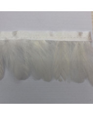 FRANGETTA PIUME GALLO CM 5 COL  1 BIANCO