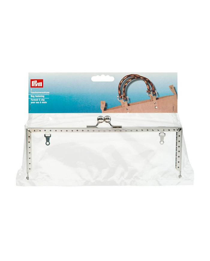 CHIUSURA PER BORSE LUCIA ARGENTO CM 23,0 X 8,0