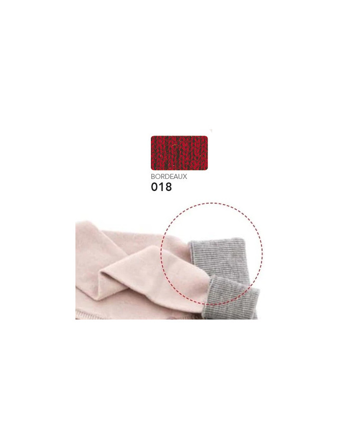 BORDI MAGLIA MARBET ACRILICO COL 018 BORDEAUX