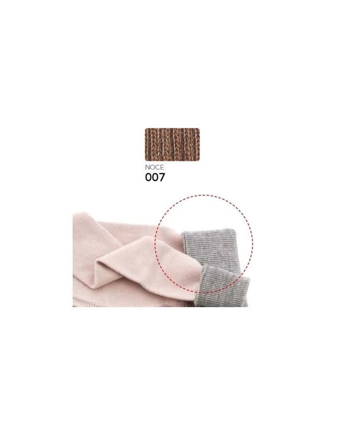 BORDI MAGLIA MARBET ACRILICO COL 007 NOCE