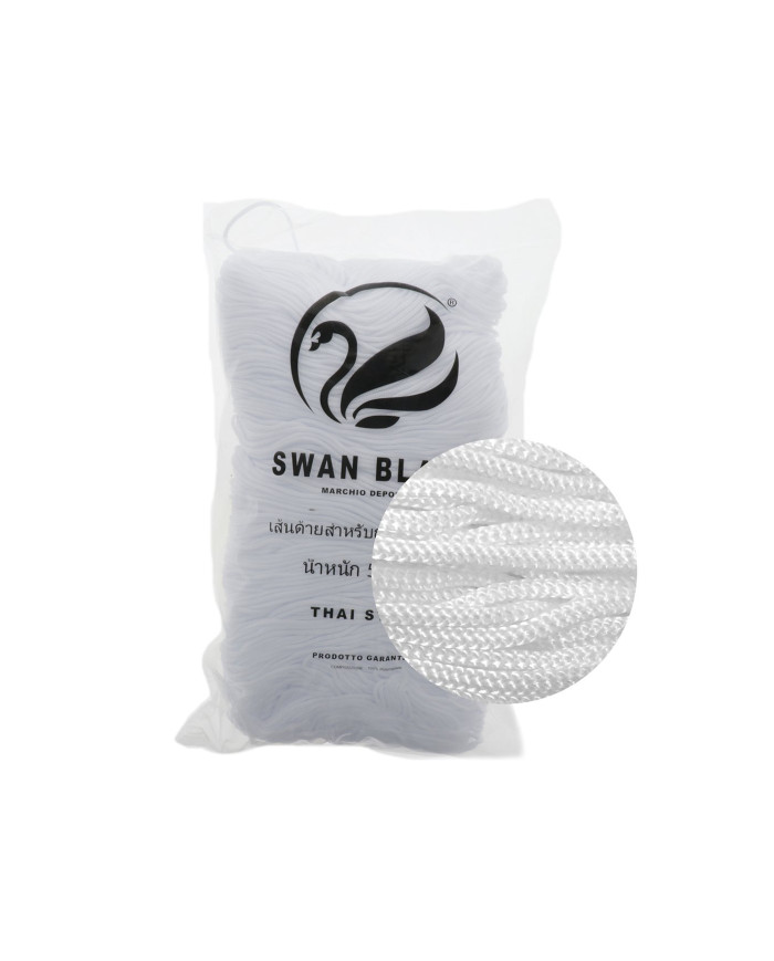 CORDINO SWAN BLACK CF.500 GR.(BIANCO)