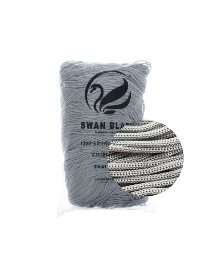 CORDINO SWAN BLACK CF.500 GR.(GRIGIO PERLA)
