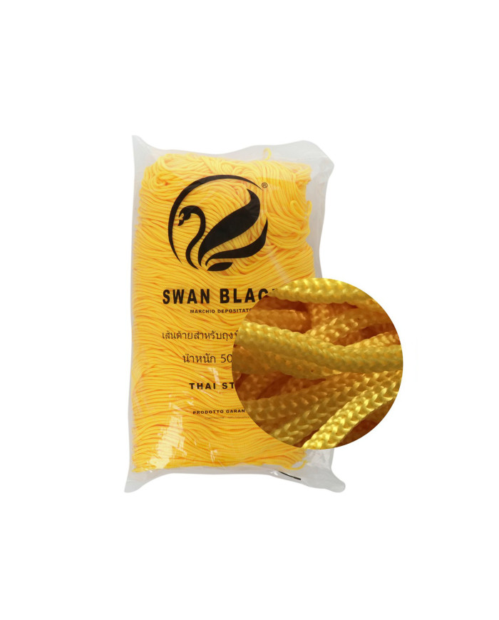 CORDINO SWAN BLACK CF.500 GR.(GIALLO)