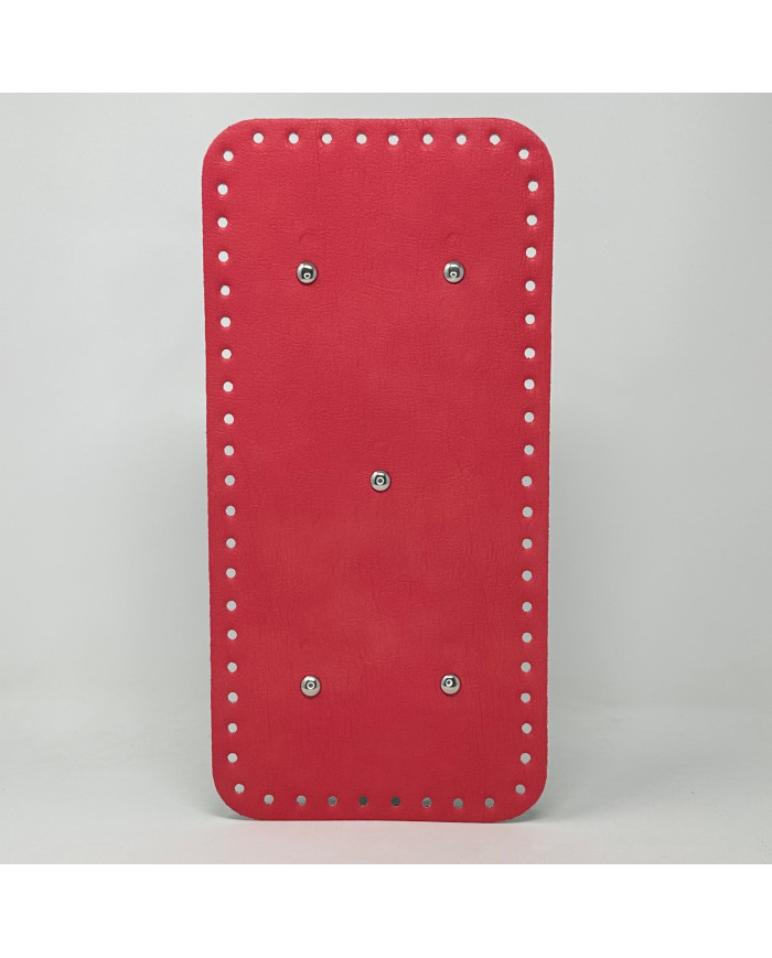 FONDO RETTANGOLARE PER BORSA CM 32X16 CORALLO 28