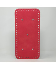 FONDO RETTANGOLARE PER BORSA CM 32X16 CORALLO 28