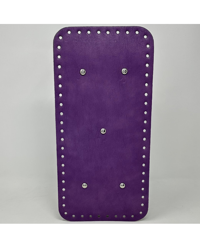 FONDO RETTANGOLARE PER BORSA CM 32X16 VIOLA