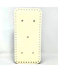 FONDO RETTANGOLARE PER BORSA CM 32X16 PANNA