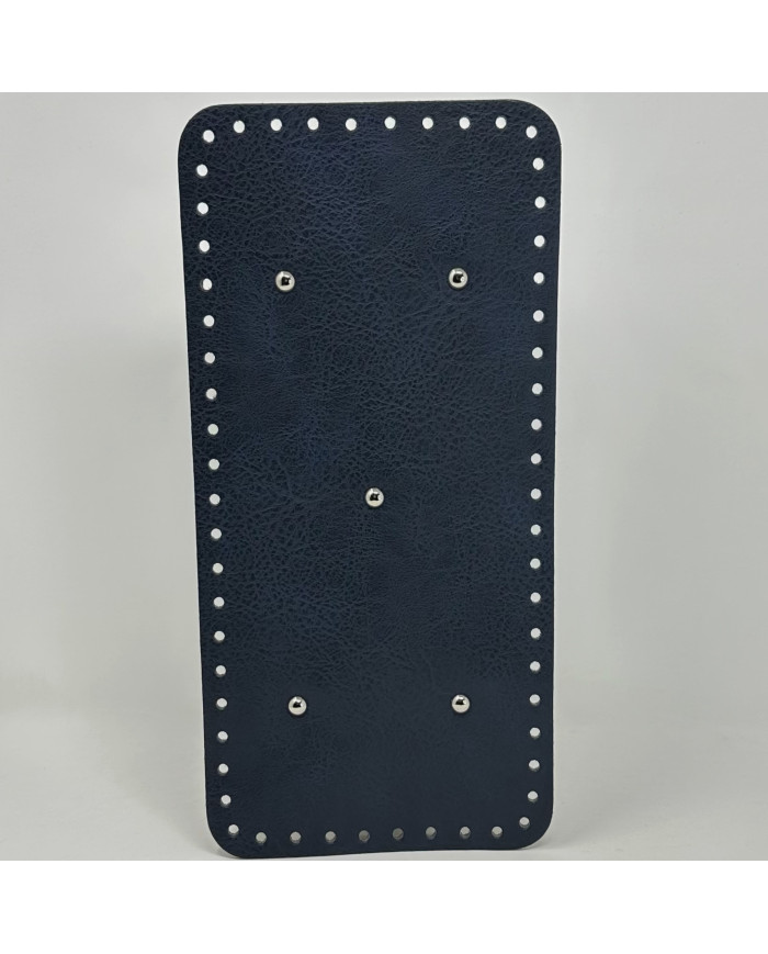 FONDO RETTANGOLARE PER BORSA CM 35X17 BLU 52