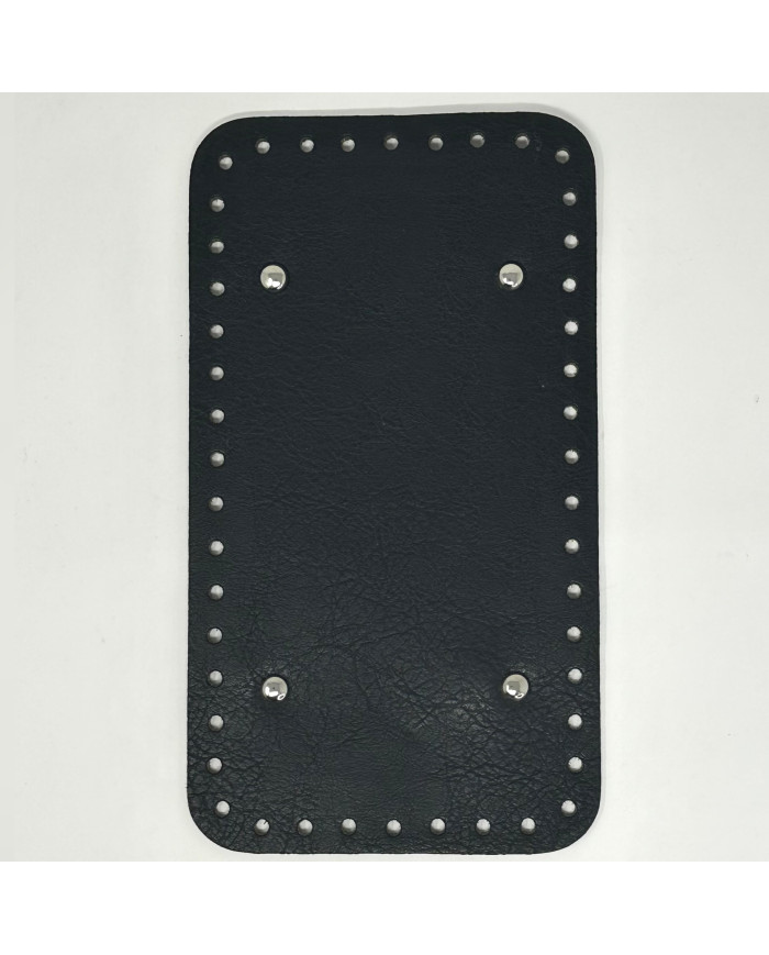 FONDO RETTANGOLARE PER BORSA CM 25X14 NERO