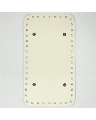 FONDO RETTANGOLARE PER BORSA CM 25X14 PANNA 33