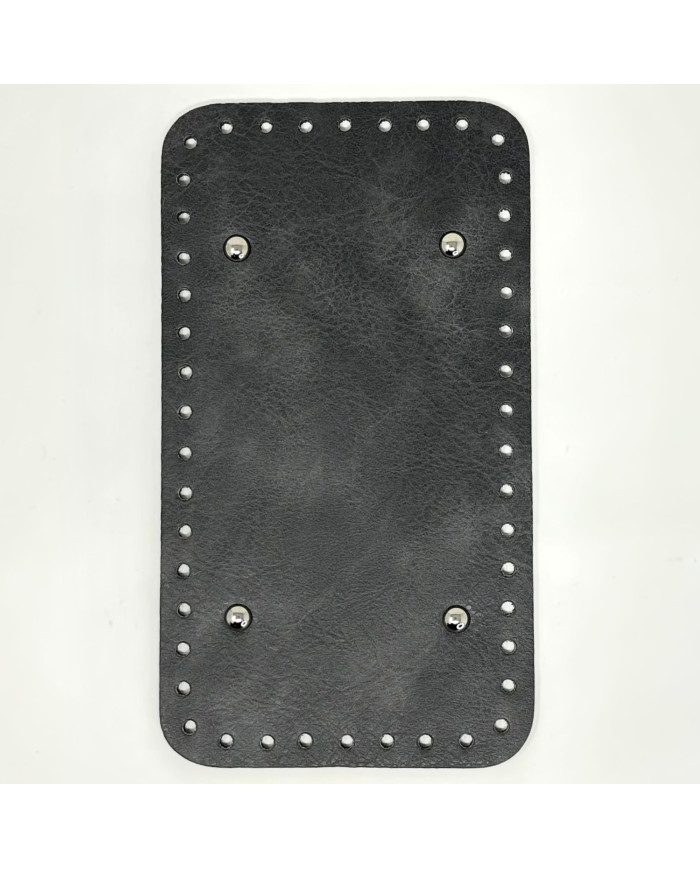 FONDO RETTANGOLARE PER BORSA CM 25X14 GRIGIO