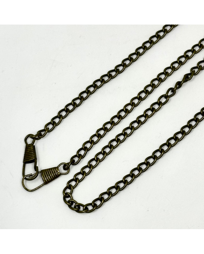 CATENA PER BORSE NICKEL FREE CM 110 BRONZO
