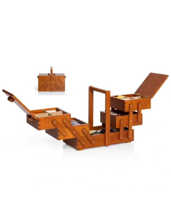 CESTINO PORTALAVORO PRYM M LEGNO SCURO