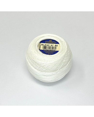 CORDONETTO DMC N. 50 - (1 GOM X 20 G.) BLANC