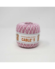 COTONE CABLE ISPE N. 5 (50 G.) SFUMATO 111 ROSA