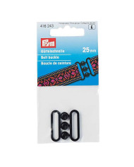 FIBBIA CON CHIUSURA PRYM MM 25 NERO