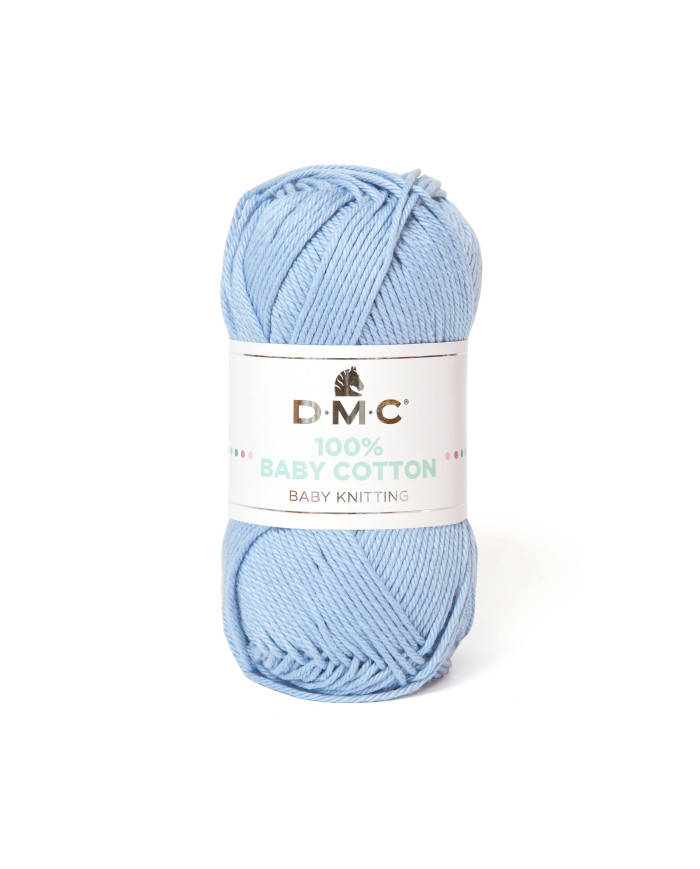FILATO DMC BABY COTTON (GOM 50 G.) COL 751 CELESTE
