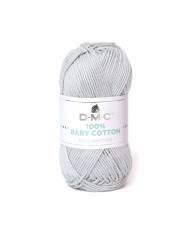 FILATO DMC BABY COTTON (GOM 50 G.) COL 757 GRIGIO