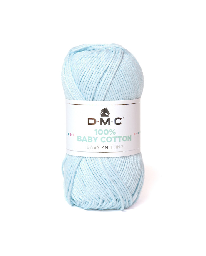 FILATO DMC BABY COTTON (GOM 50 G.) COL 765 CELESTE