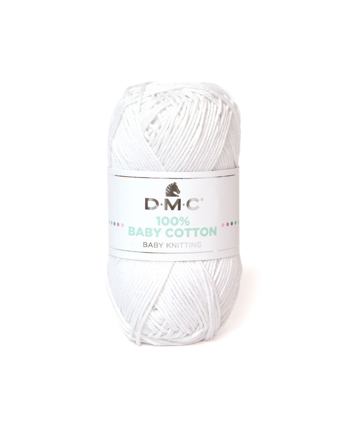 FILATO DMC BABY COTTON (GOM 50 G.) COL 762 BIANCO