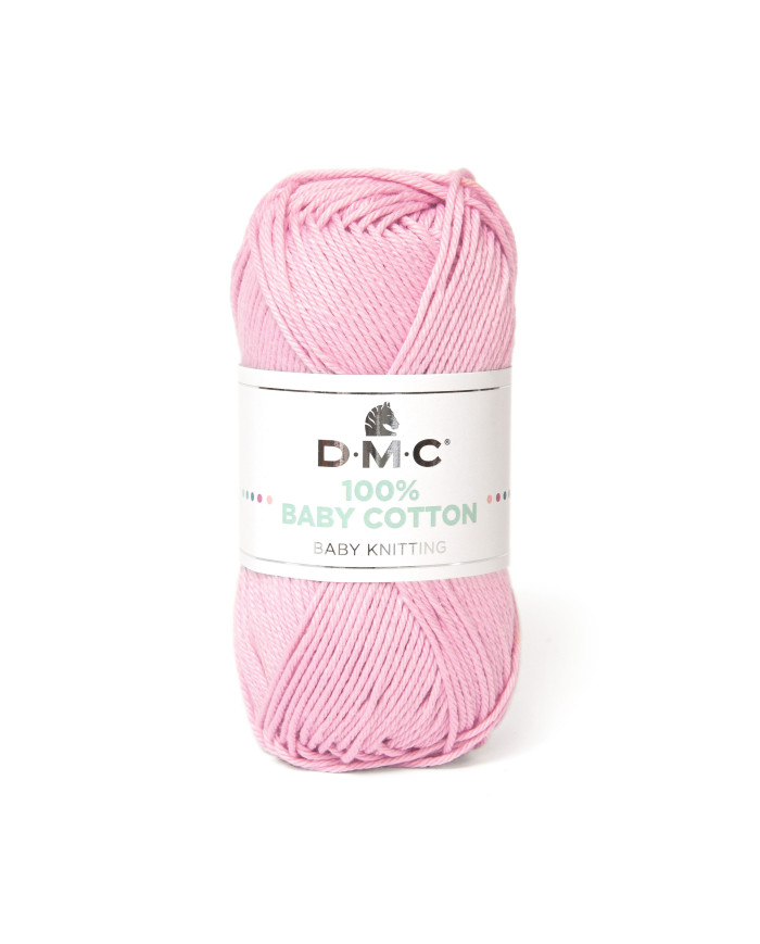 FILATO DMC BABY COTTON (GOM 50 G.) COL 764 ROSA