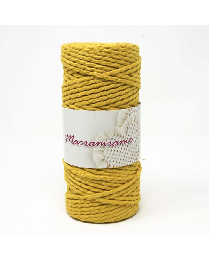 CORDINO MACRAMIAMO (250 G) COL 002 GIALLO