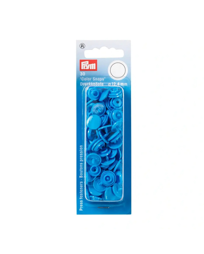 BOTTONI A PRESSIONE MM 12,4 (30 PZ) BLU ACCESO
