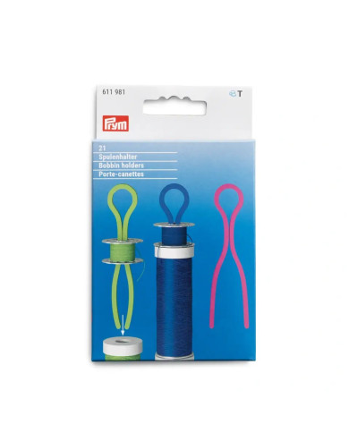 PORTA BOBINE PLASTICA COLORI ASSORTITI, 21 PZ