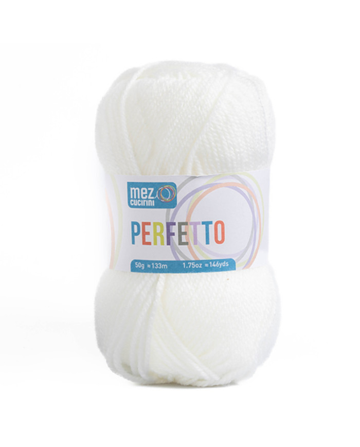 FILATO MEZ ACRILICO (1 GOM X 50 G.) P8224 BIANCO