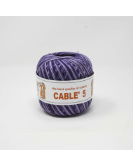 COTONE CABLE ISPE N. 5 (50 G.) SFUMATO 117 VIOLA