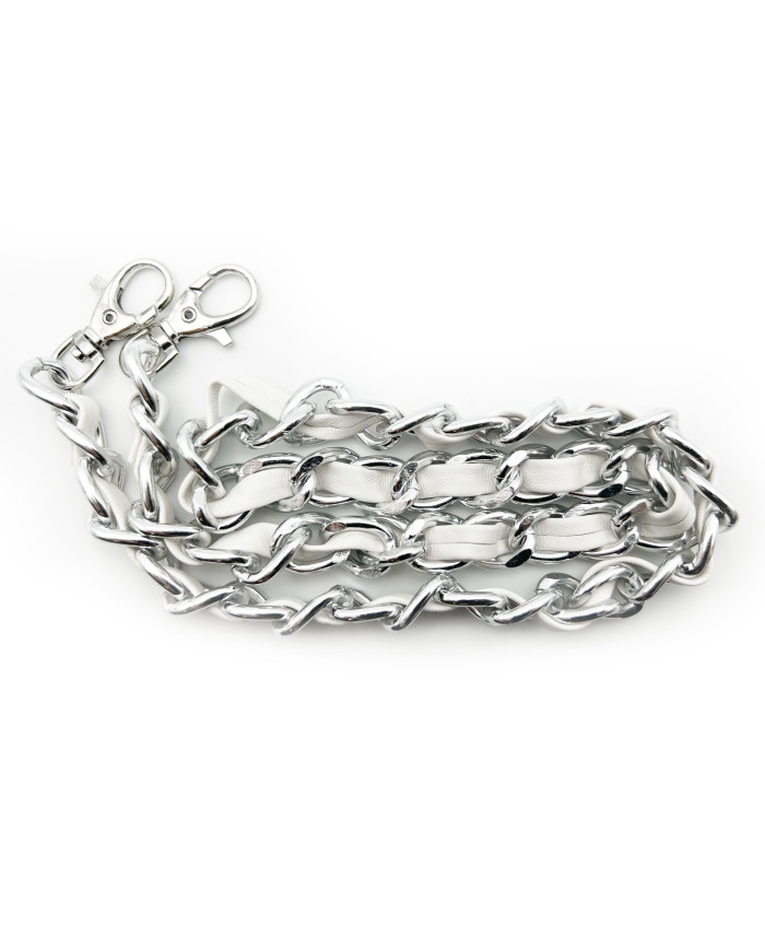 CATENA CON PROFILO 75 CM C.3 BIANCO