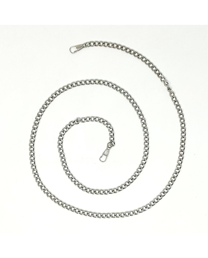 CATENA PER BORSE 110 CM COL 3 ARGENTO