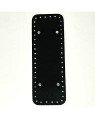 FONDO RETTANGOLARE PER BORSA CM 28PER10 NERO 1