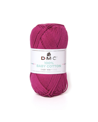 FILATO DMC BABY COTTON (GOM 50 G.) COL 755 FUXIA