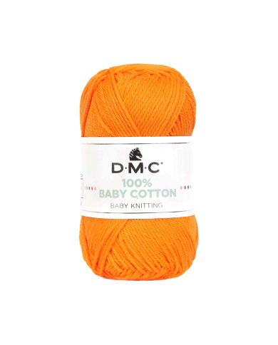FILATO DMC BABY COTTON (GOM 50 G.) COL 792 ARANCIO