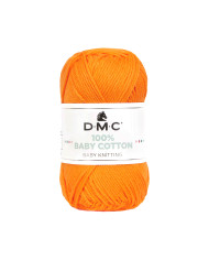 FILATO DMC BABY COTTON (GOM 50 G.) COL 792 ARANCIO