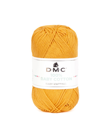 FILATO DMC BABY COTTON (GOM 50 G.) COL 794 SENAPE