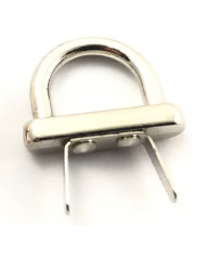 ATTACCO PONTICELLO PICCOLO COL. 2 ARGENTO (2 PZ)