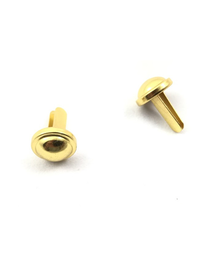 BORCHIE METALLICHE ROTONDE 1.1 CM ORO