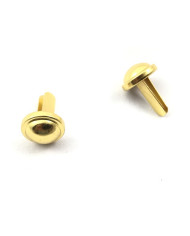 BORCHIE METALLICHE ROTONDE 1.1 CM ORO