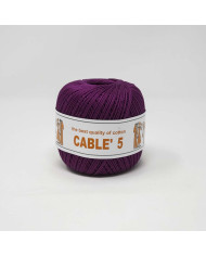 COTONE CABLE ISPE N. 5 (50 G.) UNITO 105 FUXIA SC