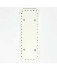 FONDO RETTANGOLARE PER BORSA CM 28PER10 BIANCO
