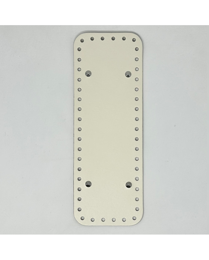 FONDO RETTANGOLARE PER BORSA CM 28PER10 PANNA