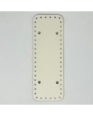 FONDO RETTANGOLARE PER BORSA CM 28PER10 PANNA