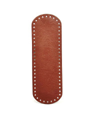 FONDO OVALE PER BORSA CM 31 X 10 MARRONE
