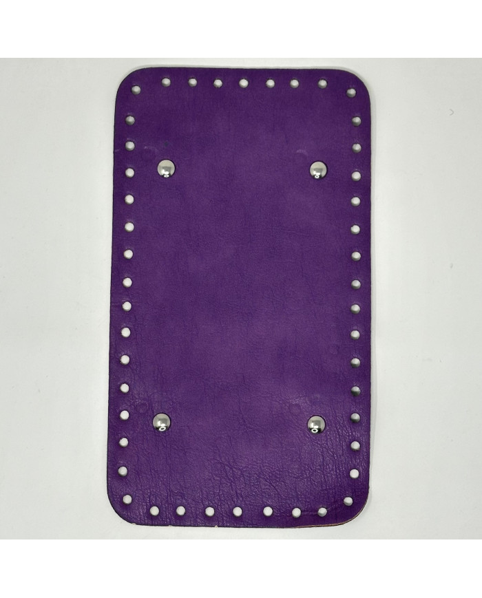 FONDO RETTANGOLARE PER BORSA CM 25X14 CICLAMINO